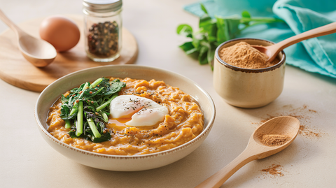 Savory Yam Flour Porridge