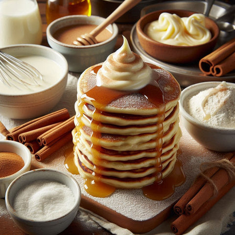 Cinnamon Roll Pancakes