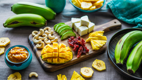 Afro-Tropical Snack Board