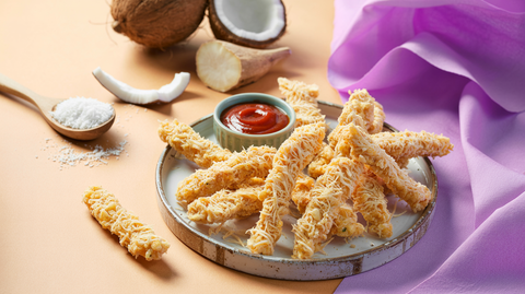 Coconut Gari Coated Chicken Strips