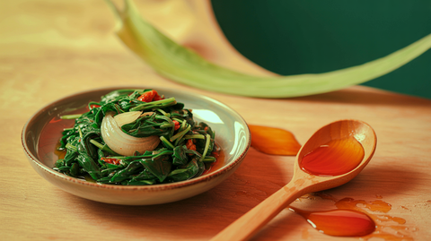 Spinach and Palm Oil Stir-Fry