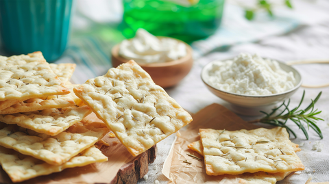 Savory Coconut Flour Crackers