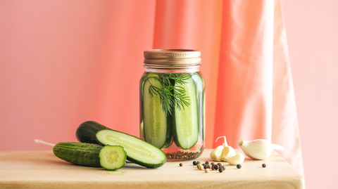 Coconut Vinegar Cucumber Pickles