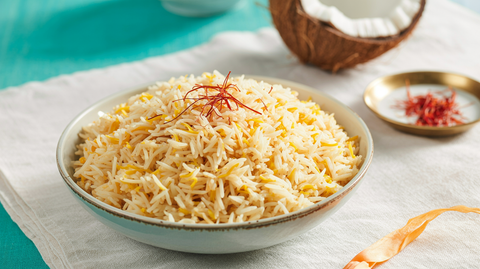 Coconut saffron Basmati Rice