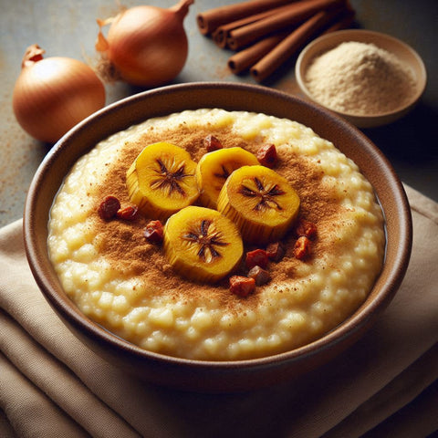 Ehuru Nutmeg-Spiced Plantain Porridge