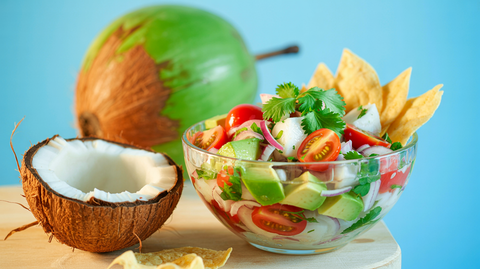 Coconut Water Ceviche