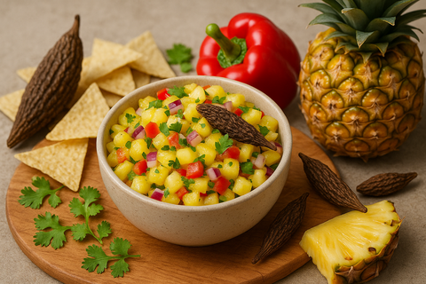 Alligator Pepper Pineapple Salsa