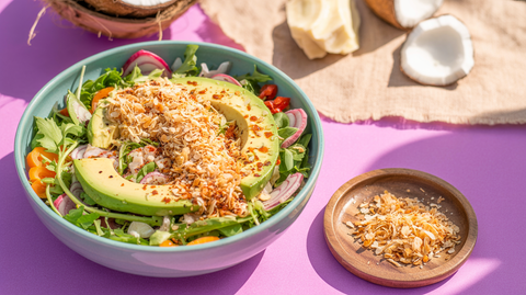 Coconut Gari Crunch Topping