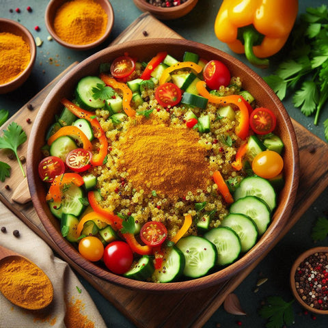 Turmeric Quinoa Salad