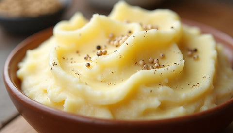 White Peppercorn Infused Creamy Mashed Potatoes