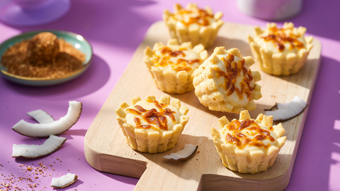 Spicy Gari-Coconut Crust Bites