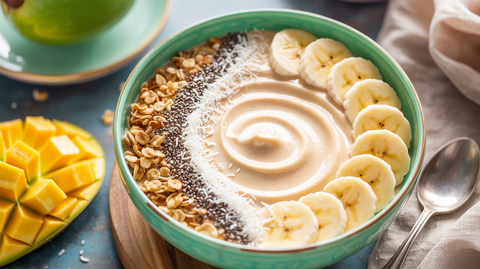 Coconut Cream Mango Smoothie Bowl