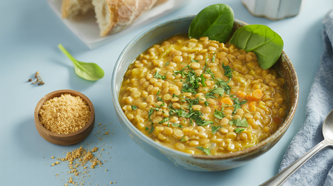 Creamy Ogbono Lentil Stew