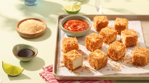 Coconut Crusted Baked Tofu