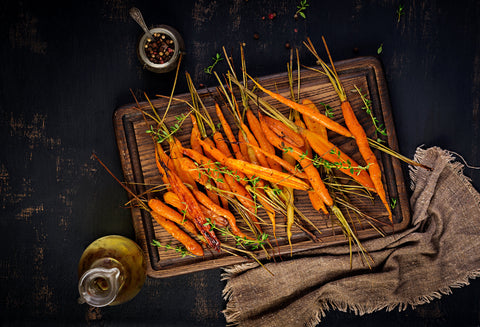 Allspice-Glazed Roasted Carrots