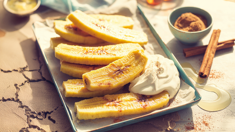 Roasted Plantains with Coconut Sugar Glaze