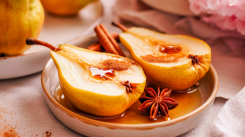 Star Anise Baked Pears