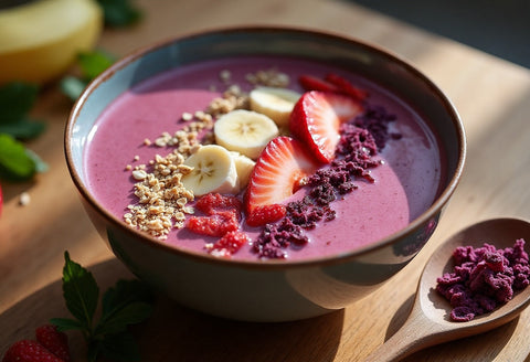 Hibiscus Berry Smoothie Bowl