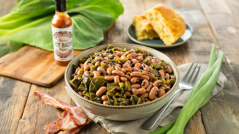 Southern Beans with Collard Greens