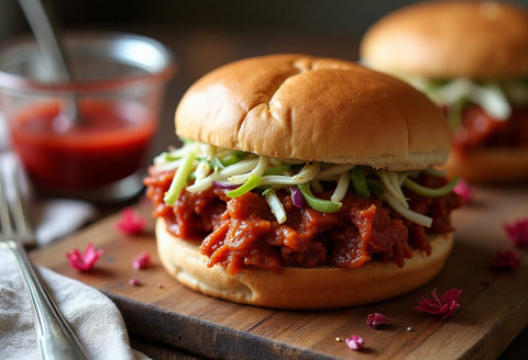 Hibiscus BBQ Pulled Jackfruit