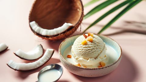 Creamy Coconut Milk Ice Cream