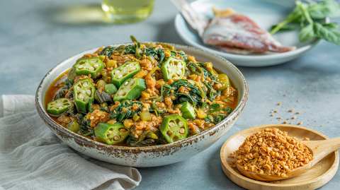 Ogbono and Vegetable Sauce