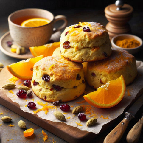 Cardamom Orange Scones