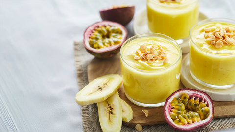 Frozen Passionfruit Mousse Cups (dessert)
