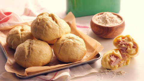 Stuffed Cassava Bread Rolls