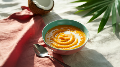 Coconut Milk Carrot Ginger Soup