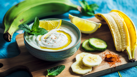 Yogurt-Mint Dip  with Chips