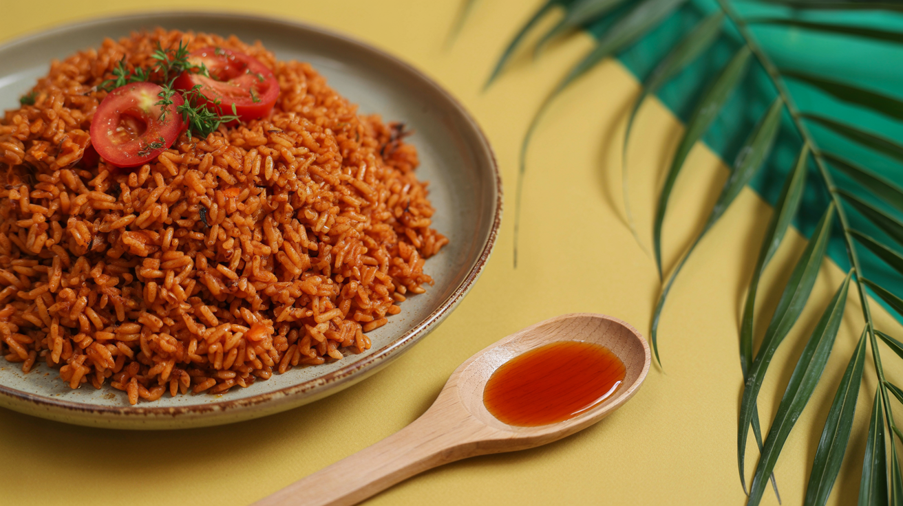 Palm Oil Jollof Rice – Olu Olu Foods
