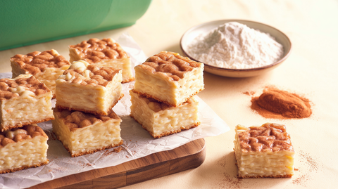 Baked Cassava Cinnamon Squares