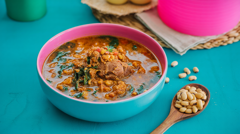 Egusi Soup with Iru