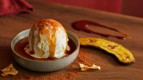 Maple Chipotle Ice Cream Sundae (dessert pairing)
