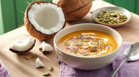 Coconut Cream  Pumpkin Soup