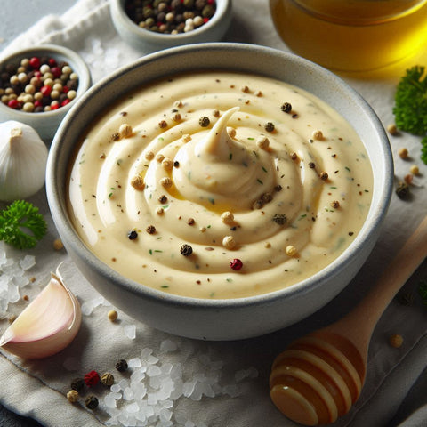 pepper cream dressing Creamy White Peppercorn Salad Dressing Olu Olu Foods