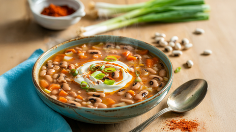 Spicy Black-Eyed Bean Soup