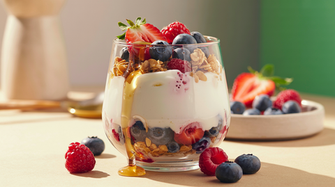 Coconut Honey Yogurt Parfait