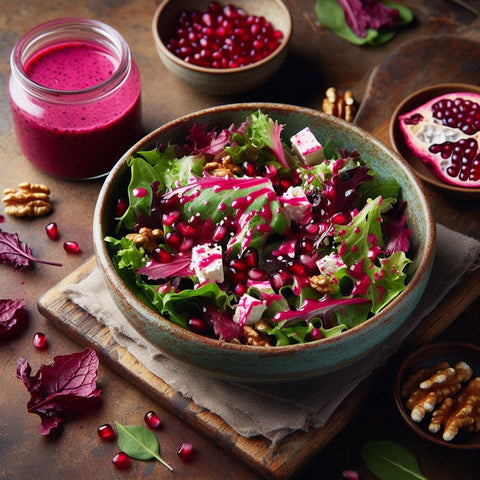 Hibiscus Pomegranate Salad