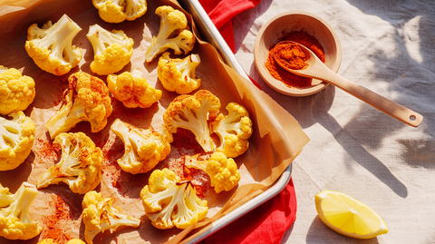Paprika Roasted Cauliflower Bites