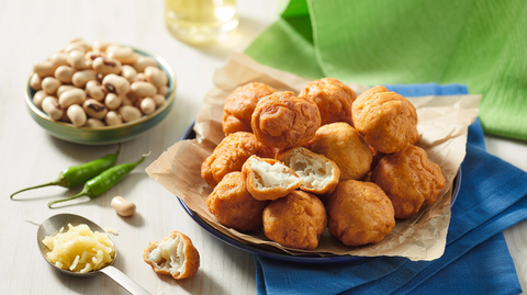 Peeled Bean Akara (African Bean Fritters)