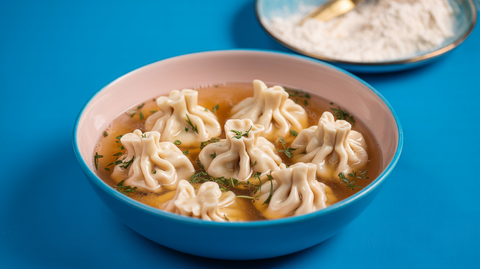 Beans Flour Dumplings in Soup