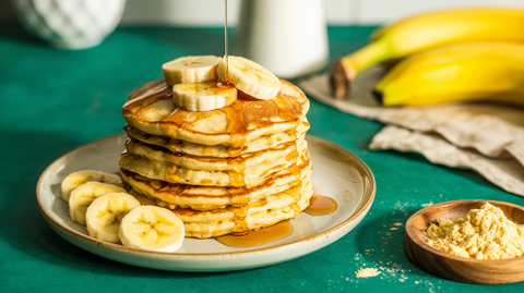 Sweet Banana Powder Pancakes