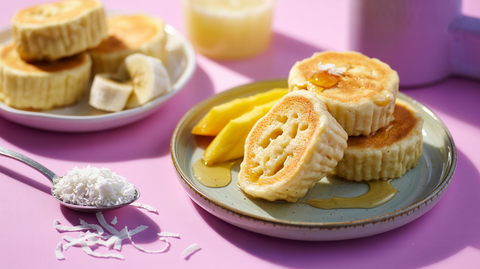 Coconut Gari Breakfast Cakes
