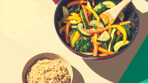 Coconut Oil Veggie Stir-Fry