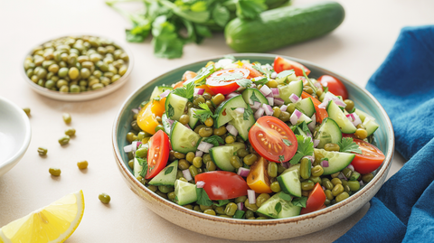 Peeled Mung Bean Salad