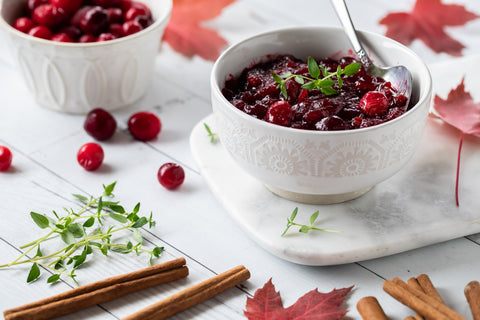 Clove Spiced Cranberry Sauce