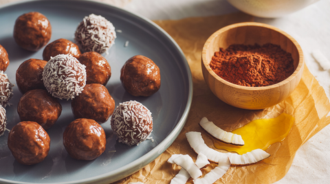 Cacao Coconut Bliss Balls