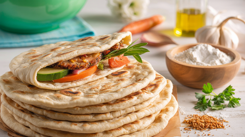 Yam Flour Flatbread (Gluten-Free Wraps)